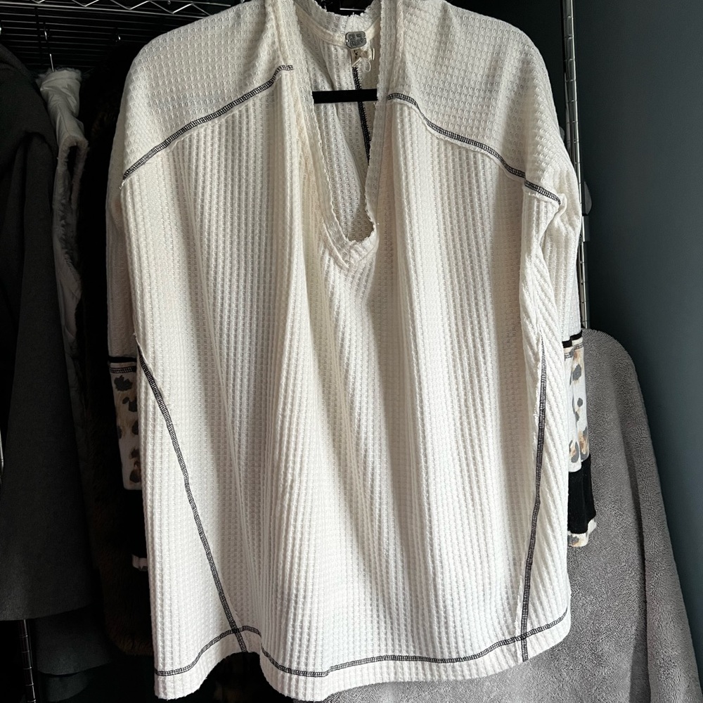Free People- We The Free Offwhite Thermal